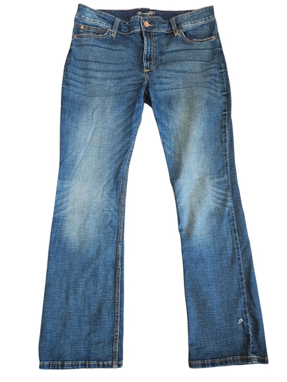 Wrangler Womens Retro Mae Mid Rise Bootcut Jeans 17x34 (Actual 36x33) Cowgirl